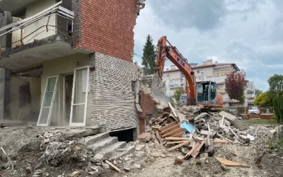 Demolición de la casa de vacaciones Siófok