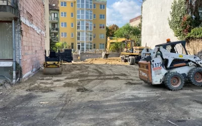 Zászlós Street – parking lot construction